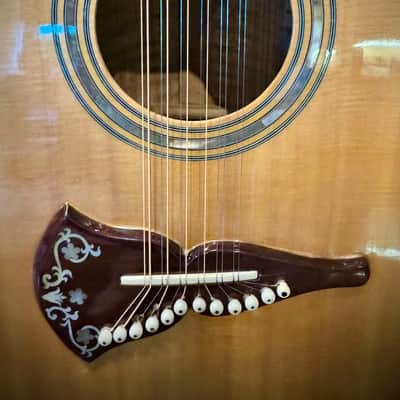Antonio Tsai 12-String Acoustic Guitar | Incredible & Rare Custom Dragon Inlays! image 5