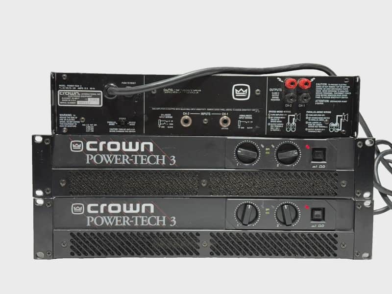 Crown Power Tech 3 2-Channel Amplifier 7060c/62 (One)(TRUEHEARTSOUND) image 1