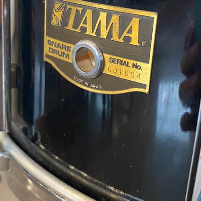 Tama Artwood Snare Drum 1980s - Piano Lacquer Black - with Case! image 6
