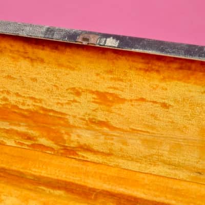 Vintage 1962 Fender Jazz Base / Precision Bass Hard Case - White Tolex - Rare Custom Color Case!  Pre-CBS Strat image 7