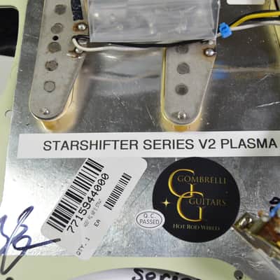 "VULCAN" 60S Hot Wired Fender Loaded Stratocaster Pickguard STARSHIFTER™ PLASMA image 10