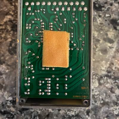 Boss SD-1 Super OverDrive NEC C4558C (Black Label) 1981 - 1988 - Yellow image 9
