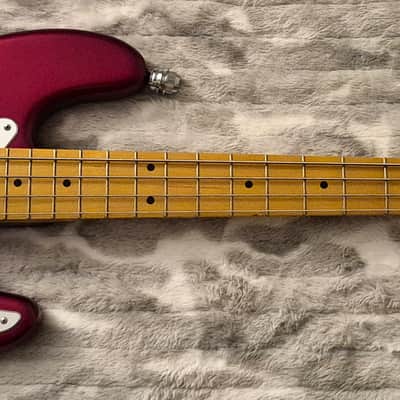 Fender PB-57 / American Special Precision Parts Bass - Candy Apple Red - Partscaster - MIJ / MIA - 4-String Bass image 8