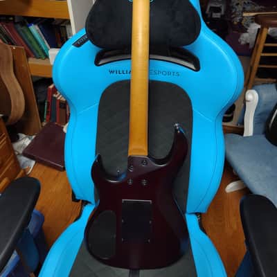 Kiesel Aries (bolt on) 2022 - Crimson red over black stain cali burst image 2