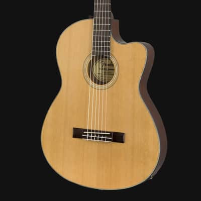 Fender CN-140SCE Nylon-String Acoustic Guitar in Natural image 3