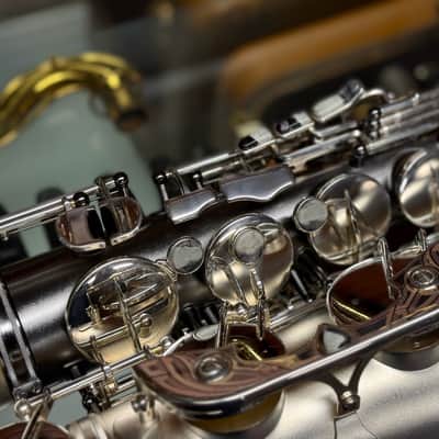 Cannonball Hotspur T5 Silver Black Big Bell Stone Series Tenor Saxophone image 14