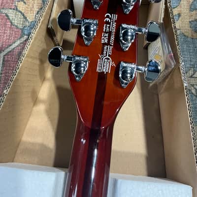 Washburn Wing Series Hawk Electric Guitar - Tobacco Burst image 4