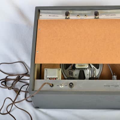1958 Airline Model 3731 Combo Amplifier – Montgomery Ward Classic – Valco Era – Sounds Fantastic image 14