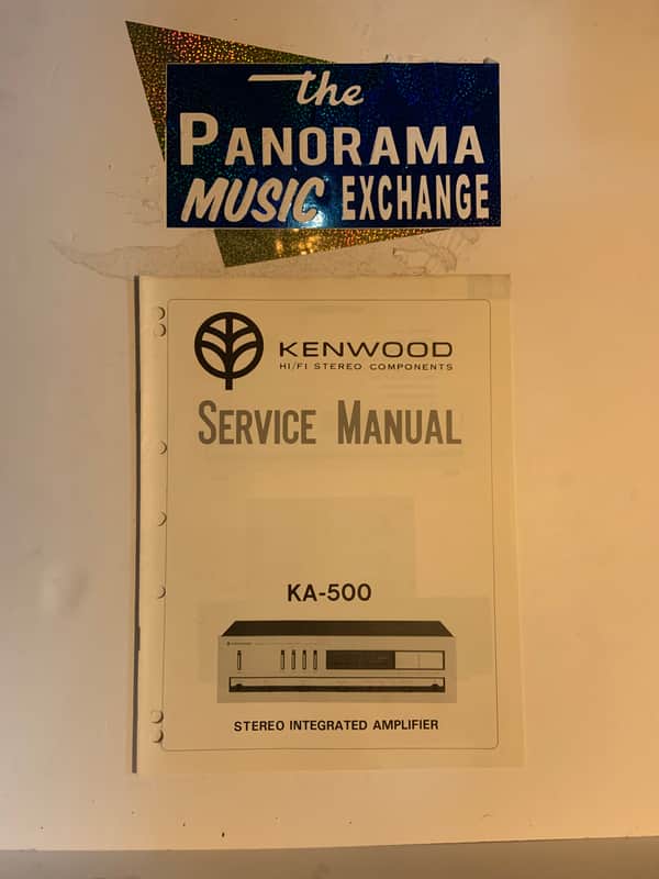 Kenwood Service Manual KA-500 1979 image 1