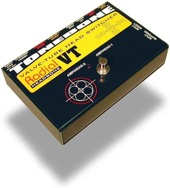Radial Headbone VT Amp Head Switcher for Tube Amps with 100-watt RMS Rating and Remote Control Port image 1