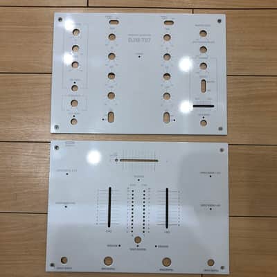Pioneer DJM-707 WhitePearl / rotaryfader (Customization by DOKUKIRI) image 8