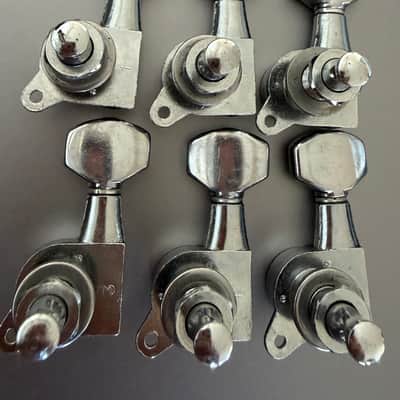 Ibanez Smooth tuners II 1980 complete with screws - Chrome image 2