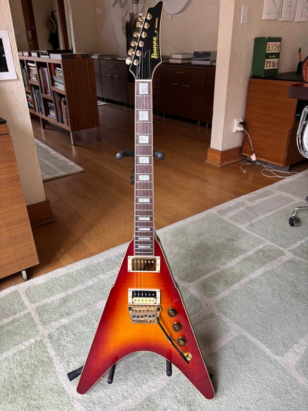 Ibanez X-Series RR550SC "Rocket Roll" 1983 - Flamed Maple Sunburst image 1