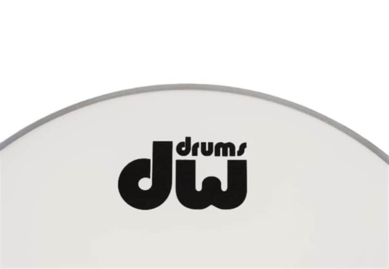 DW Bass Drum Logo Sticker, Black image 1