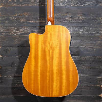 Nashville Guitar Works Edgeburst Dreadnought Cutaway A/E w/ Case image 5