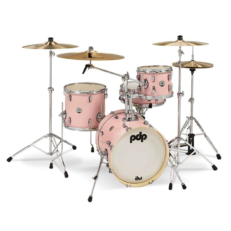 Pacific Drums & Percussion New Yorker Series 4-Piece Kit - Pale Rose Sparkle image 1