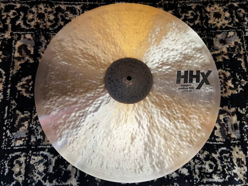 Sabian 20" HHX Complex Medium Ride Cymbal - Natural image 1