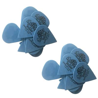 Dunlop Guitar Picks  24 Pack Tortex Sharp 1.0 picks 412P1.00