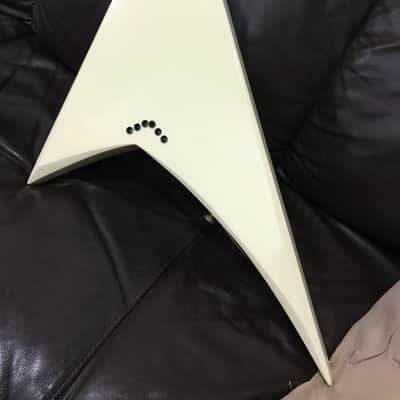 Jackson RR1 Custom Randy Rhoads 1983 San Dimas Custom Shop Offset Flying V White PRE Fender era! image 12