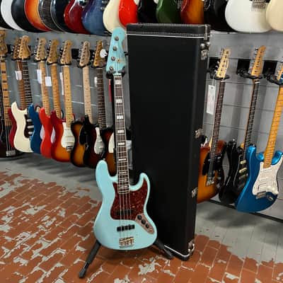 Fender   Custom Shop Jazz Bass 66 Relic Aged Daphne Blue 2020 image 11