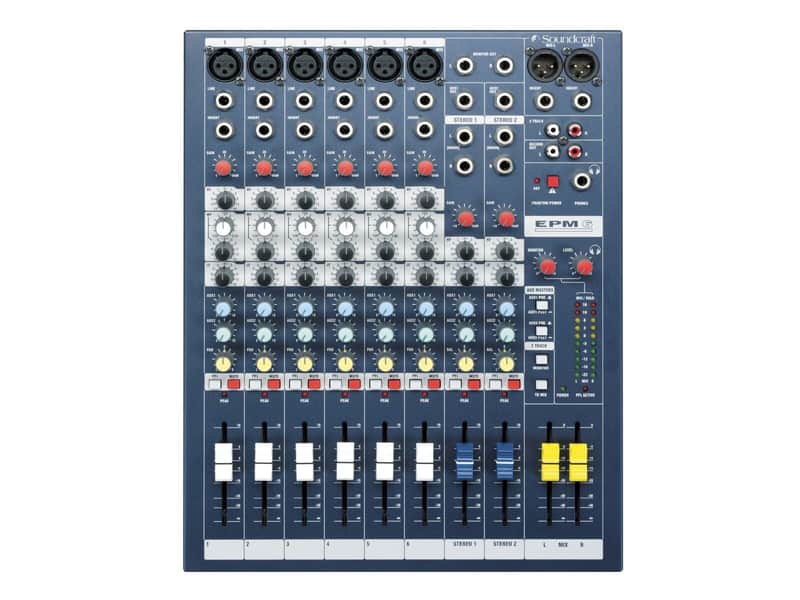 Soundcraft EPM6 High-Performance 6-channel Audio Mixer image 1