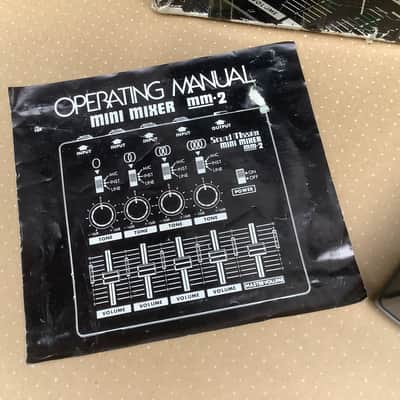 Sound Master MM 2 mini mixer made in Japan Vintage image 11