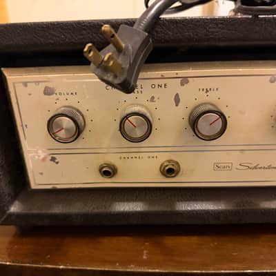Sears / Silvertone 150 amplifier head 60s - Grey image 2