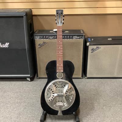 1932-1933 Dobro Cyclops, Black, Wooden Body, #60, Made In California image 2
