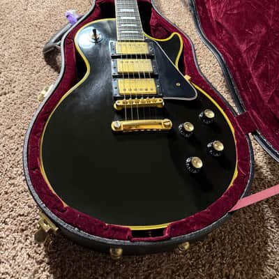 Gibson 1999 Custom Shop Historic Collection 3-Pickup '57 Les Paul Custom Black Beauty Reissue - Ebony image 13
