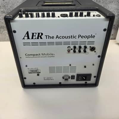 AER Compact Mobile2 Portable 60-Watt Acoustic Guitar Combo 2010s - Black image 2