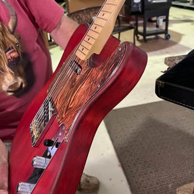 Fender Telecaster partscaster mid 2000s - red stain image 8