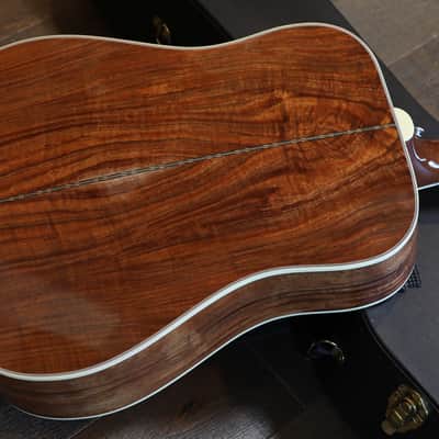 Minty! 2023 Gibson Custom Shop Hummingbird Custom Koa Dreadnought Acoustic Guitar Natural + COA OHSC image 13
