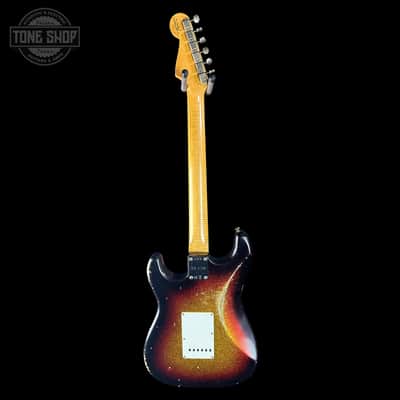 Fender Custom Shop 1963 Stratocaster Relic 3 Tone Sunburst Sparkle w/case TSLTD5OF10 image 8