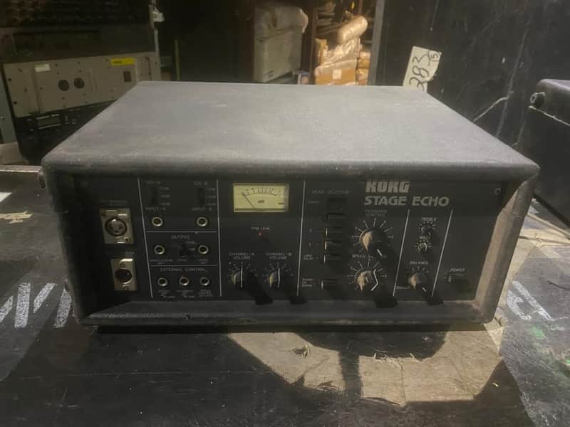 Korg Stage Echo owned and used by Rick Wakeman of YES 1979 Black image 1