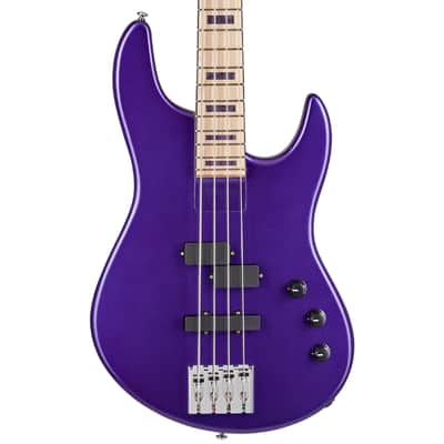 Spector NC-4 Frank Bello Signature 4-String Electric Bass with Signature EMG Pickups, Alder Body, Maple Neck/Fingerboard, and Chrome Hardware (Tina Rose Purple) image 3