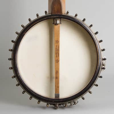 Fairbanks/Vega Tu-Ba-Phone Guitar Banjo (1920), ser. #47716, black tolex hard shell case. image 4