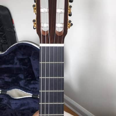 Amalio Burguet Flamenco Guitar "Negra" one piece Indian Rosewood back and sides. 2017 Flamenco Oran image 5