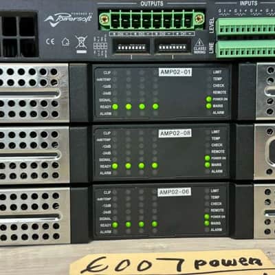 POWERSOFT 4804 DSP+D QUATTROCANALI 4800 WATT 2CH AMPLIFIER #6007 (THS) image 17