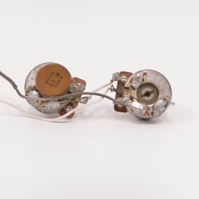 1981 Vintage Fender Precision Bass Potentiometer Pots Set Harness 1980's image 10