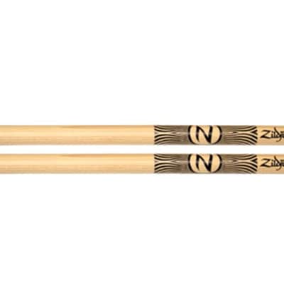 Zildjian 400th Anniversary 5B Wood Tip Drumsticks - Natural image 1