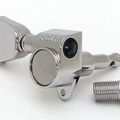 Grover 102-18NK Rotomatic Tuning Machines 3 +3 Nickel Finish w/Keystone Buttons image 2