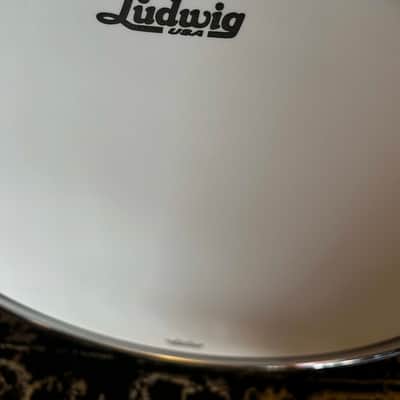 (MINT) Ludwig 6.5" x 14" Classic Maple Snare Drum - Mod Orange image 6