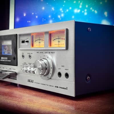 AKAI CS-702DII 🌈RaRe🌈 Vintage Stereo Cassette Recorder image 2
