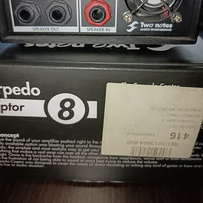 Two Notes Torpedo Captor Loadbox/Attenuator/DI - 8 Ohm 2010s - Black image 4