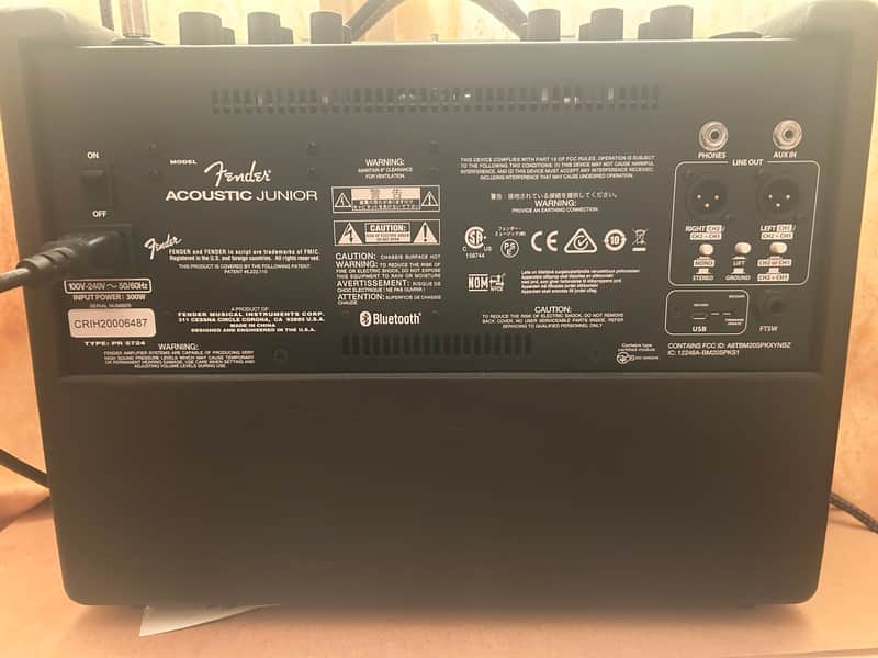 Fender Acoustic Junior 2-Channel 100-Watt 1x8" Acoustic Guitar Combo 2020 - Present - Brown image 1