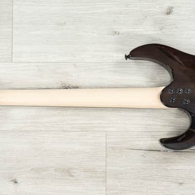 Legator N6SS Ninja 6 Super Shred Guitar, Ebony Fretboard, High Gloss Black Burl image 7