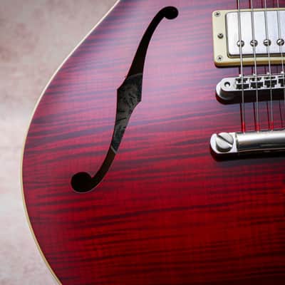 COLLINGS USA I-35 Deluxe Semi Hollow "Merlot + Rosewood" (2004) image 9
