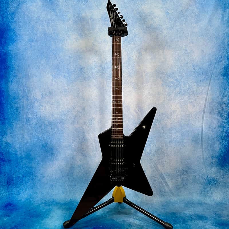 Grass Roots G-AS-65SM ANCHANG STAR モデル Grass Roots ESP G-AS-65SM Black Crying Star Anchang Made in | Reverb