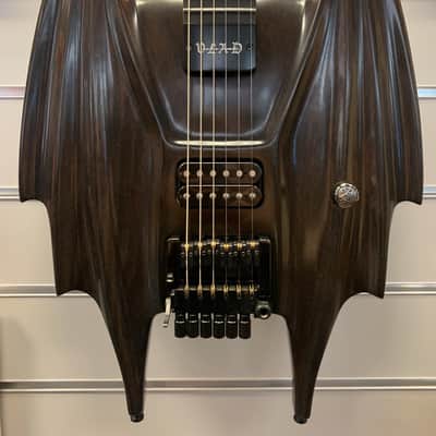 elyra VLAD  special custom guitar made in Germany - one-of-a-kind - brown - single piece worldwide image 2