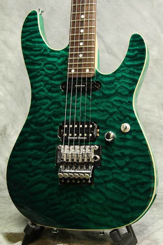【ギター】SCHECTER PA-ZK-1 Schecter PA-ZK-1 Shinichi Kobayashi Signature Black Turquoise | Reverb